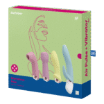 Wibrator Satisfyer z falami powietrza – wibrator punktu G – Marvelous Four – wibrator z różnymi nakładkami Satisfyer