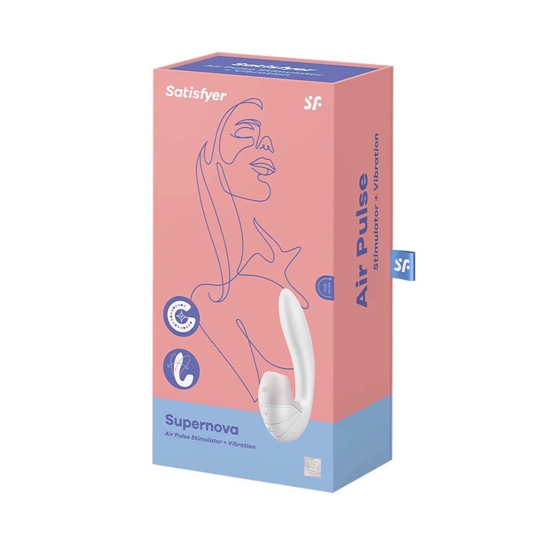 Wibrator powietrzny Satisfyer – podwójny wibrator – Supernova – podwójny wibrator powietrzny do penetracji – stary Satisfyer - obrazek 4