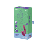 Satisfyer wibrator powietrzny – podwójny wibrator – Sunray - Wkładany podwójny wibrator powietrzny - Berry Satisfyer
