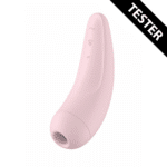 Satisfyer Curvy 2Plus – stymulator łechtaczki z falami ciśnienia powietrza i wibracjami, tester