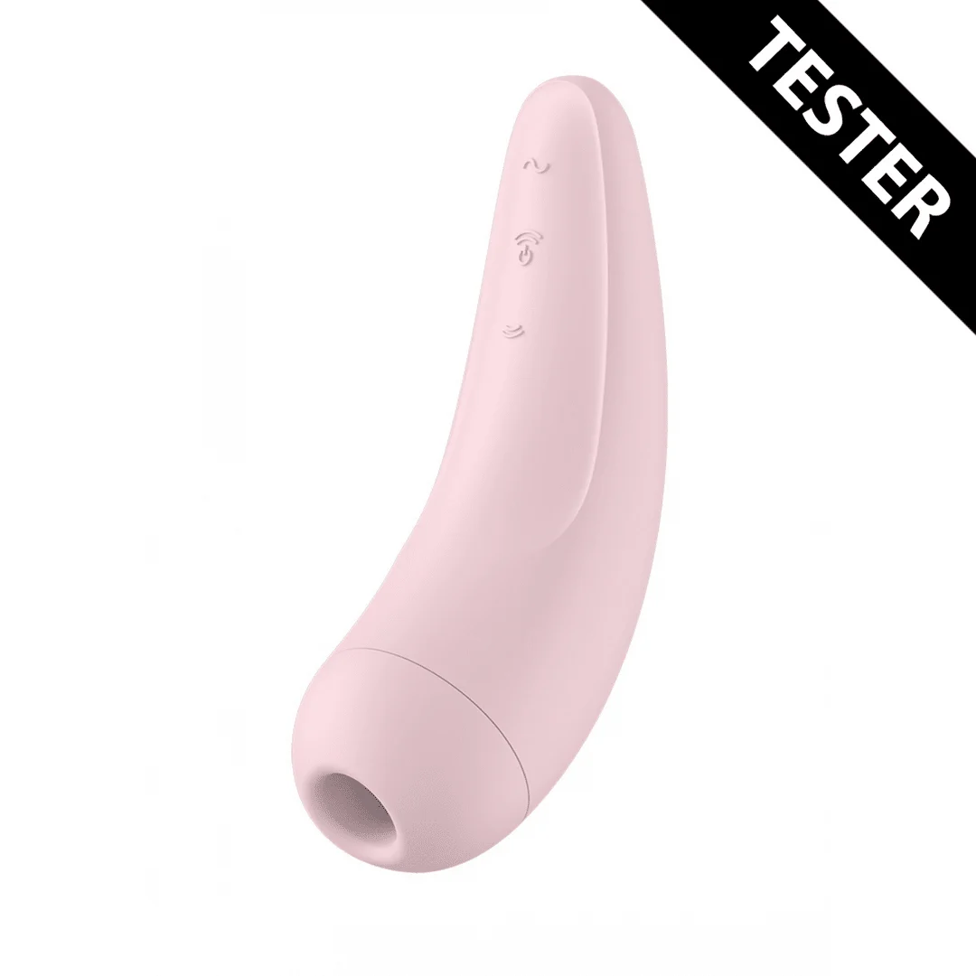 Satisfyer Curvy 2Plus – stymulator łechtaczki z falami ciśnienia powietrza i wibracjami, tester - obrazek 1