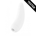 Satisfyer Curvy 2Plus – stymulator łechtaczki z falami ciśnienia powietrza i wibracjami, tester - obrazek 2