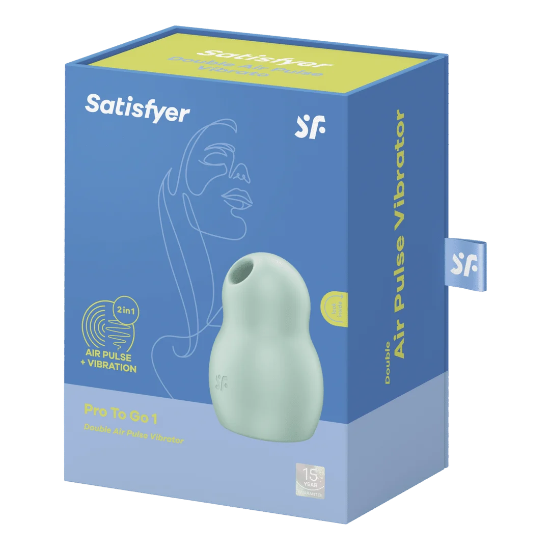 Satisfyer wibrator z falami ciśnienia powietrza, 11 trybów fal ciśnienia – Pro To Go 1 - obrazek 6
