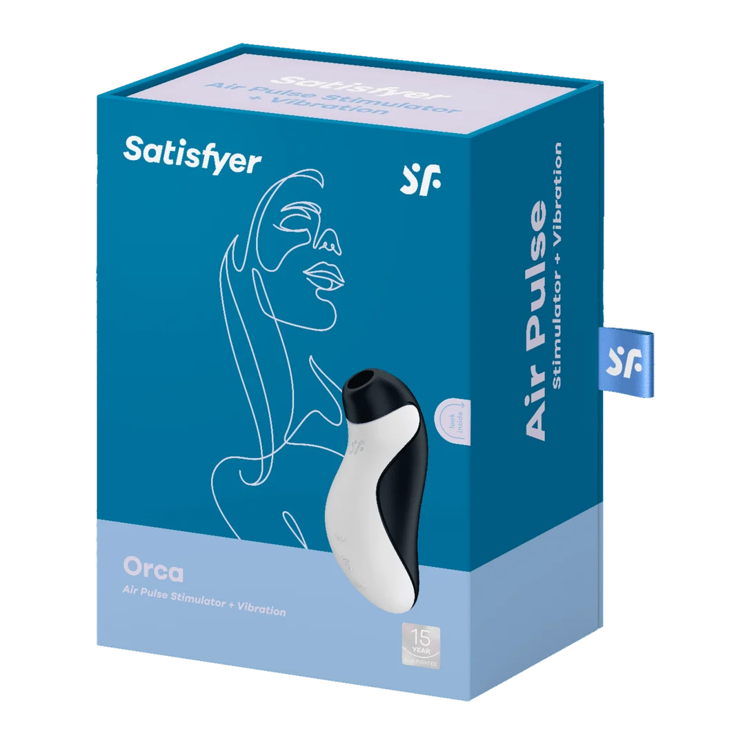 Wibrator powietrzny Satisfyer – stymulator łechtaczki – Orca - Air Pulse Stimulator i wibrator / Satisfyer - obrazek 1