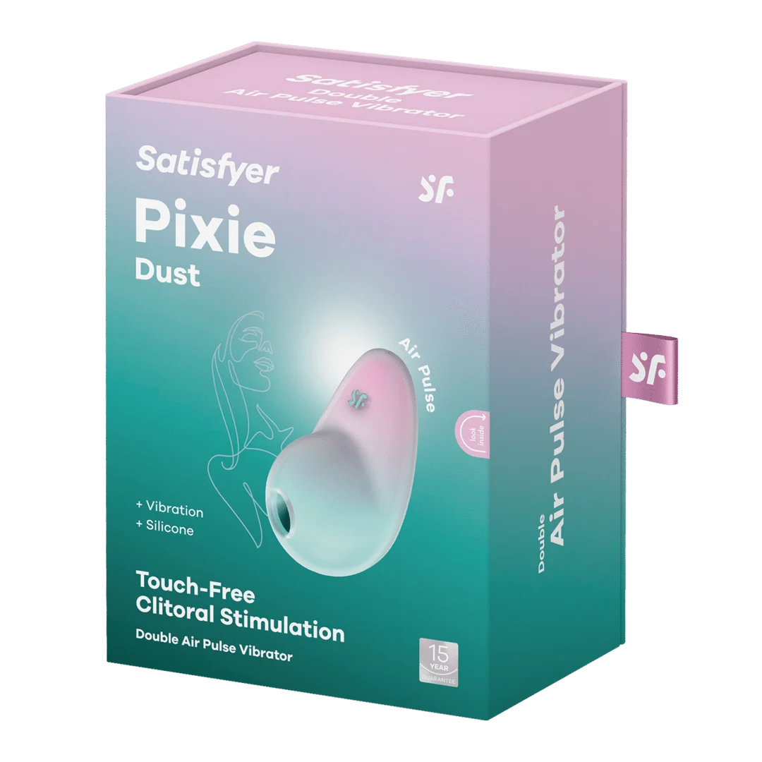 Wibrator ciśnieniowy Satisfyer – Stymulator łechtaczki – Pixie Dust - Stymulator łechtaczki - Miętowy/ Satisfyer - obrazek 1
