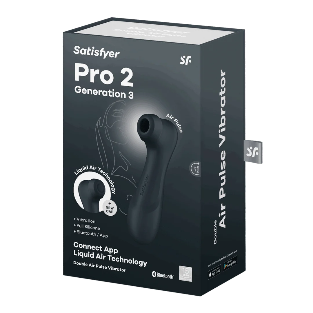 Satisfyer Pro 2 Generacja 3 z Liquid Air i aplikacją Connect, czarny - obrazek 7