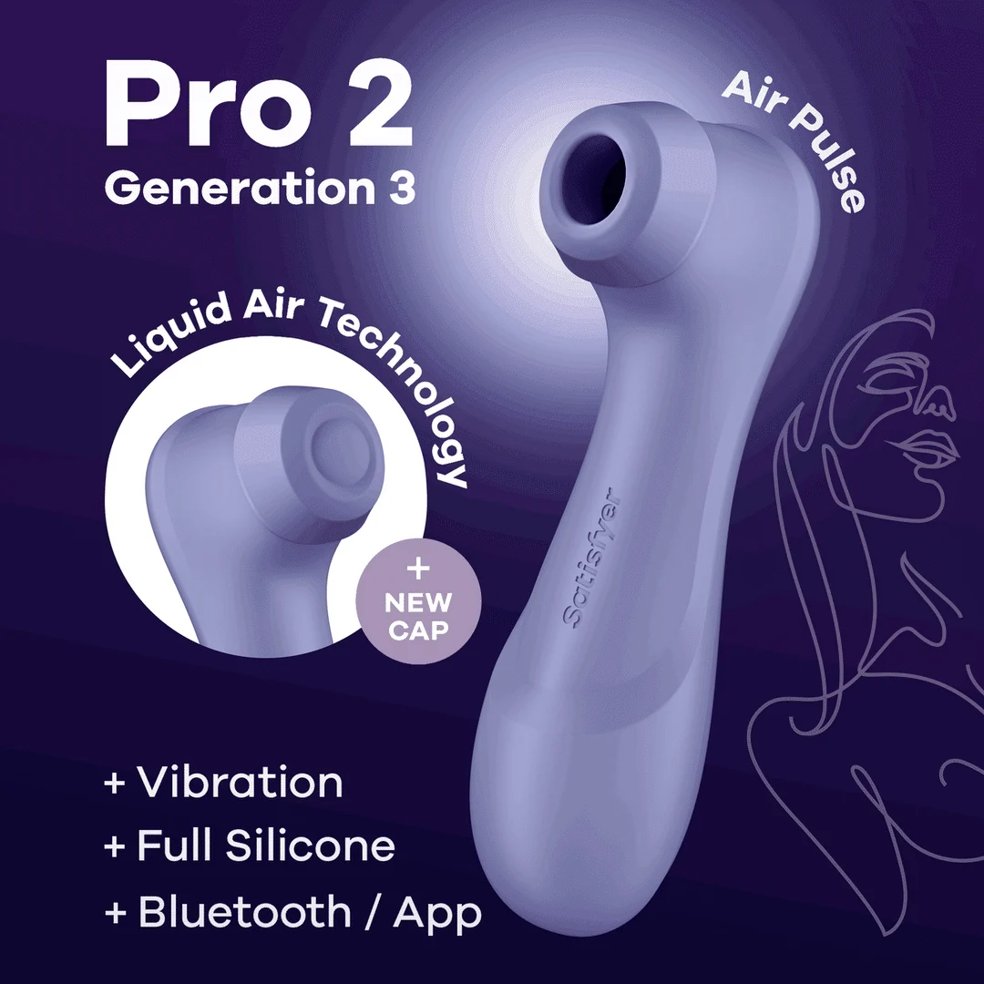 Satisfyer Pro 2 Generacja 3 z Liquid Air i aplikacją Connect, czarny - obrazek 18