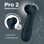 Satisfyer Pro 2 Generation 3 Liquid Air czarny - obrazek 12