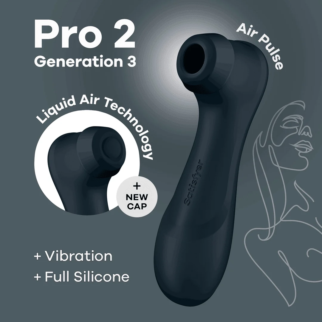 Satisfyer Pro 2 Generation 3 Liquid Air czarny - obrazek 12
