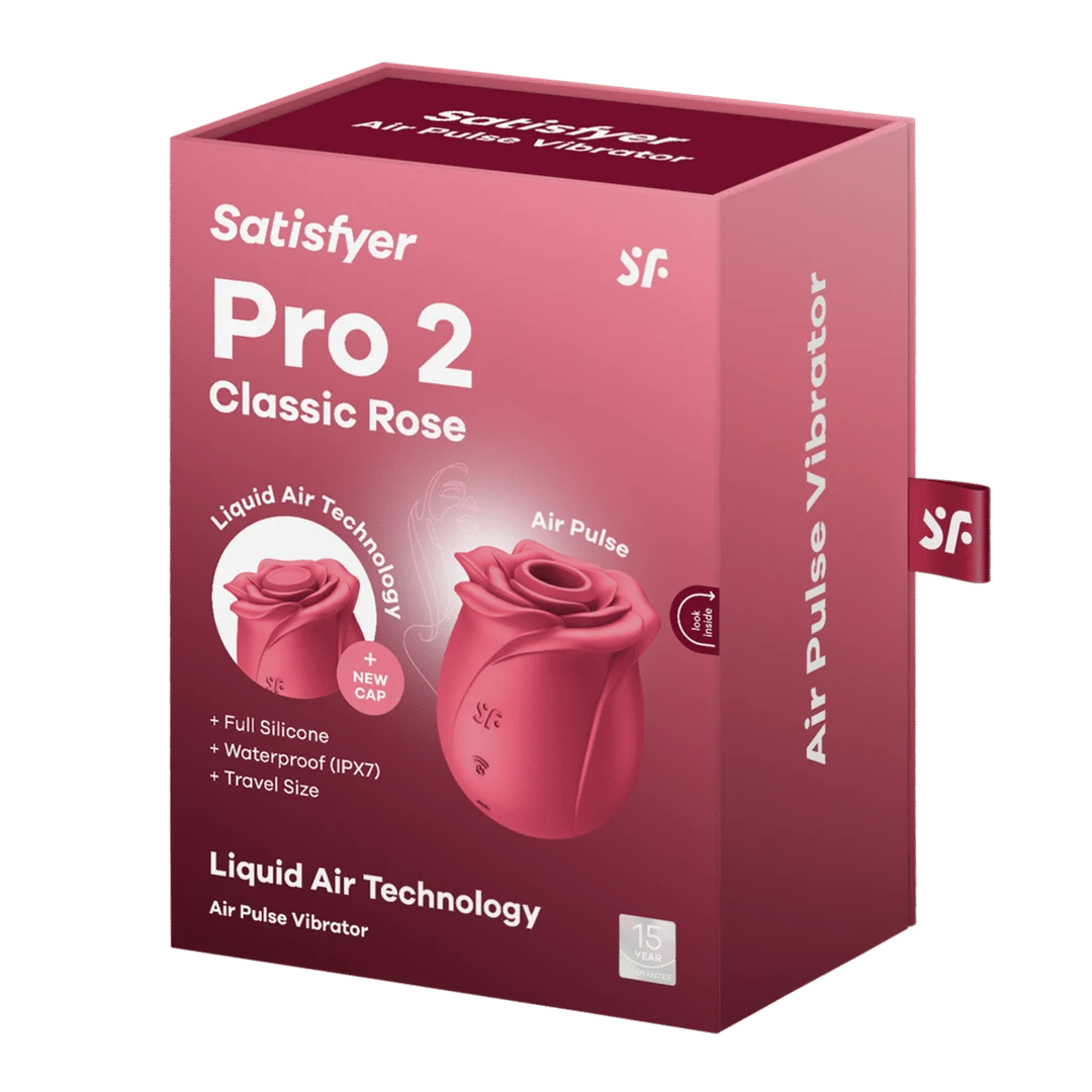 Satisfyer Pro 2 Classic Blossom czerwony - obrazek 1