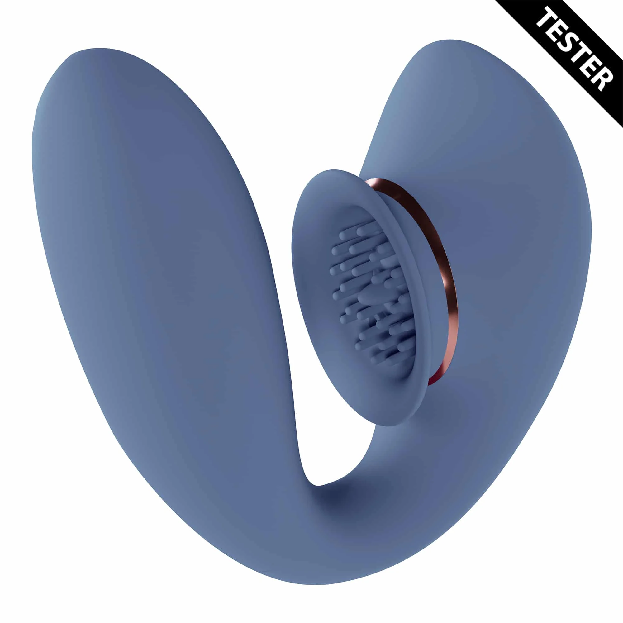 Wibrator łechtaczkowy z funkcją ssania – Tester (naam) Innovation by Shots - obrazek 3