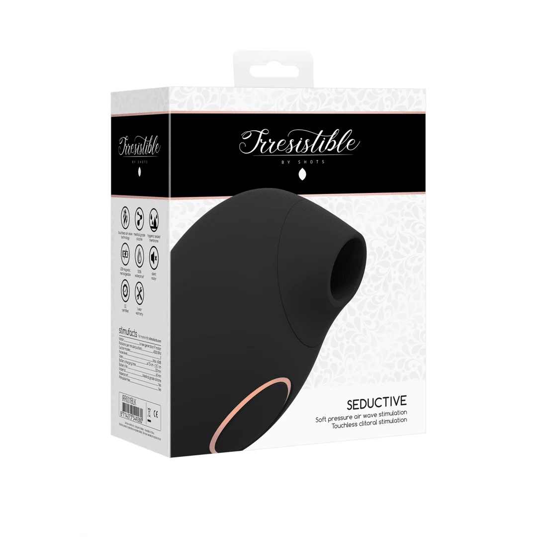 Wibrator powietrzny – stymulator łechtaczki – Verleidelijk - Air Pulse Vibrator Irresistible by Shots - obrazek 1