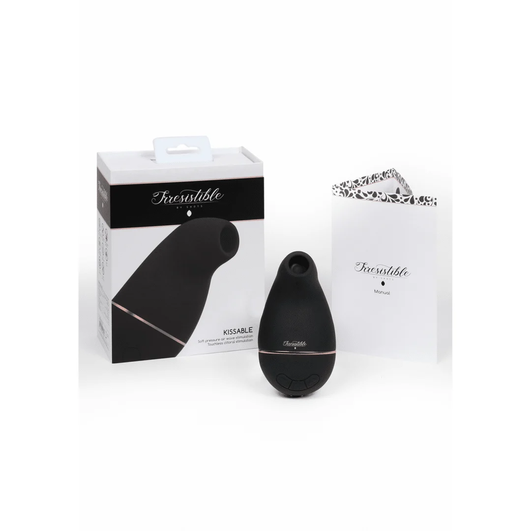 Wibrator powietrzny – stymulator łechtaczki – Kissable – wibrator ssący Irresistible by Shots - obrazek 3