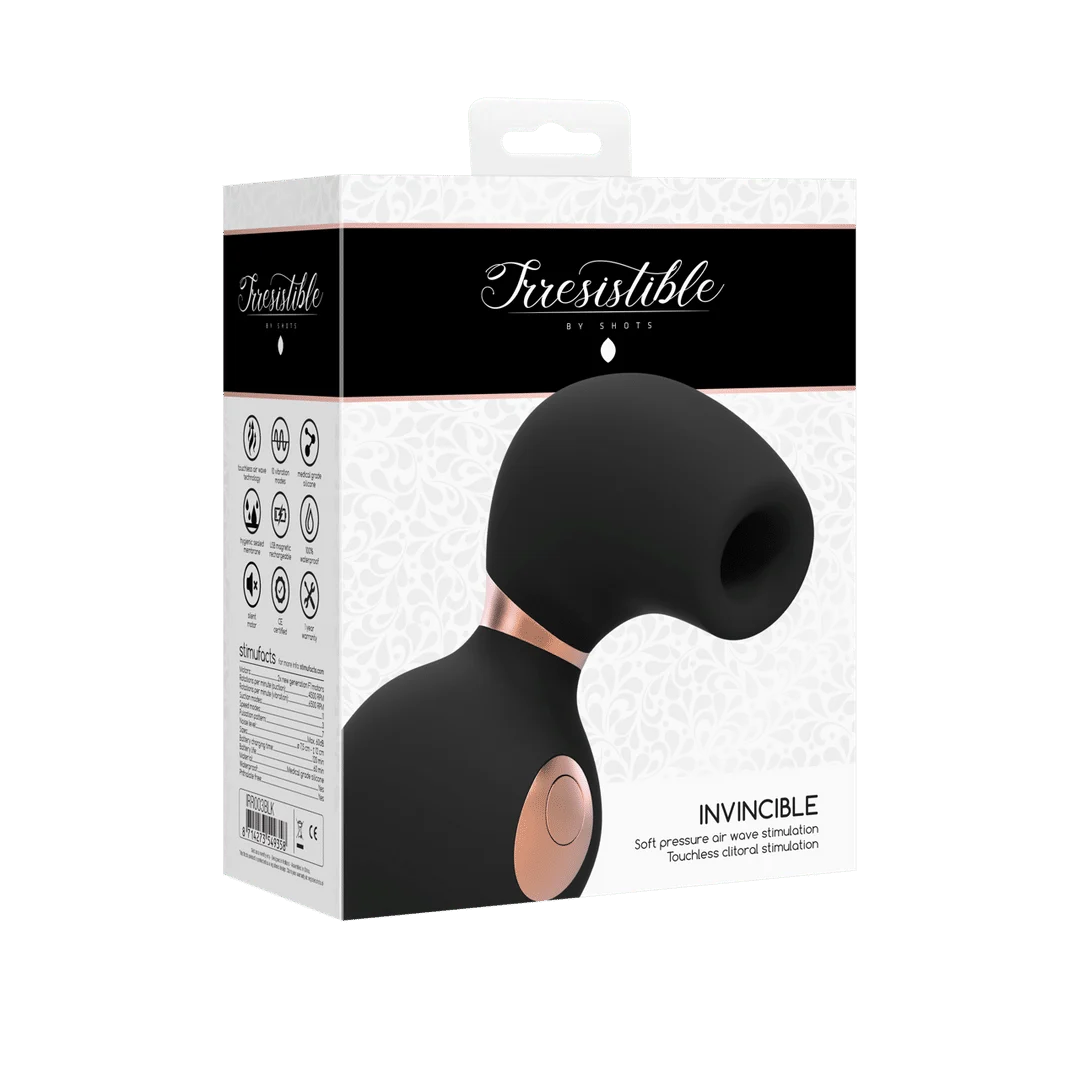 Wibrator do łechtaczki z 10 poziomami intensywności, nieodparty, niezwyciężony, różowy tester Irresistible by Shots - obrazek 1