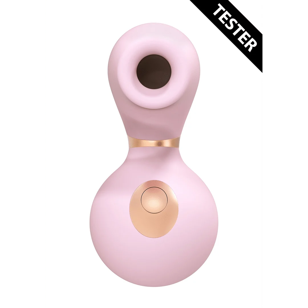 Wibrator do łechtaczki z 10 poziomami intensywności, nieodparty, niezwyciężony, różowy tester Irresistible by Shots - obrazek 24