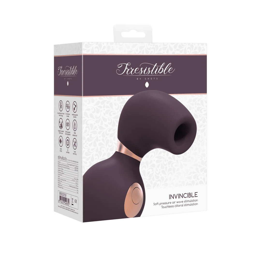 Wibrator do łechtaczki z 10 poziomami intensywności, nieodparty, niezwyciężony, różowy tester Irresistible by Shots - obrazek 18