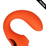 Wibrator ciśnieniowy – Wibrator punktu G – Wibrator punktu G z falami pulsacyjnymi dla łechtaczki – Untamed Orange Loveline by Shots - obrazek 9