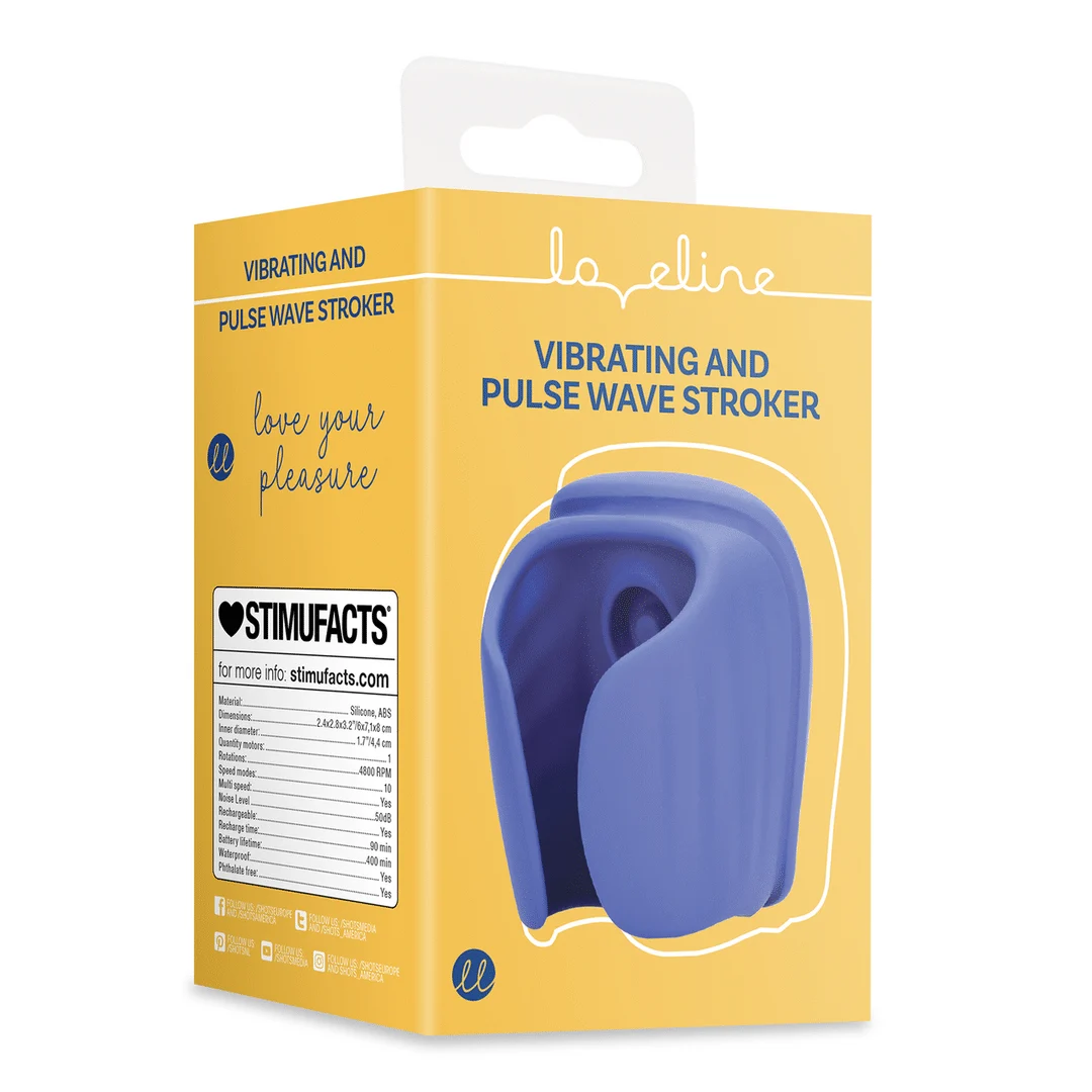 Luchtdruk vibrator – Clitoris stimulator – Vibrerende en Pulse Wave Stroker - Midnight Hour Loveline by Shots