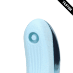 Wibrator do łechtaczki ze stymulacją falami pulsacyjnymi – Arctic Blue Loveline by Shots - obrazek 3