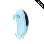 Wibrator do łechtaczki ze stymulacją falami pulsacyjnymi – Arctic Blue Loveline by Shots - obrazek 5