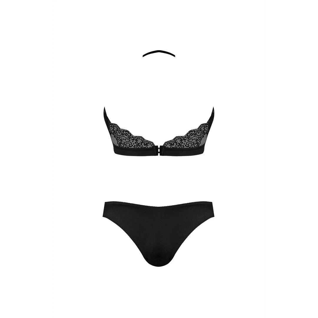 Komplet bandeau Magic Silk z wiązaniem na szyi - obrazek 5