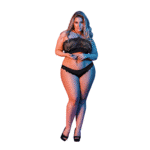 Komplet bandeau Magic Silk z wiązaniem na szyi - obrazek 6