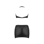 Top halter i minispódniczka Magic Silk w kropki z siateczki - obrazek 5