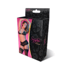Zestaw Magic Silk z biustonoszem trójkątnym i figami cheeky