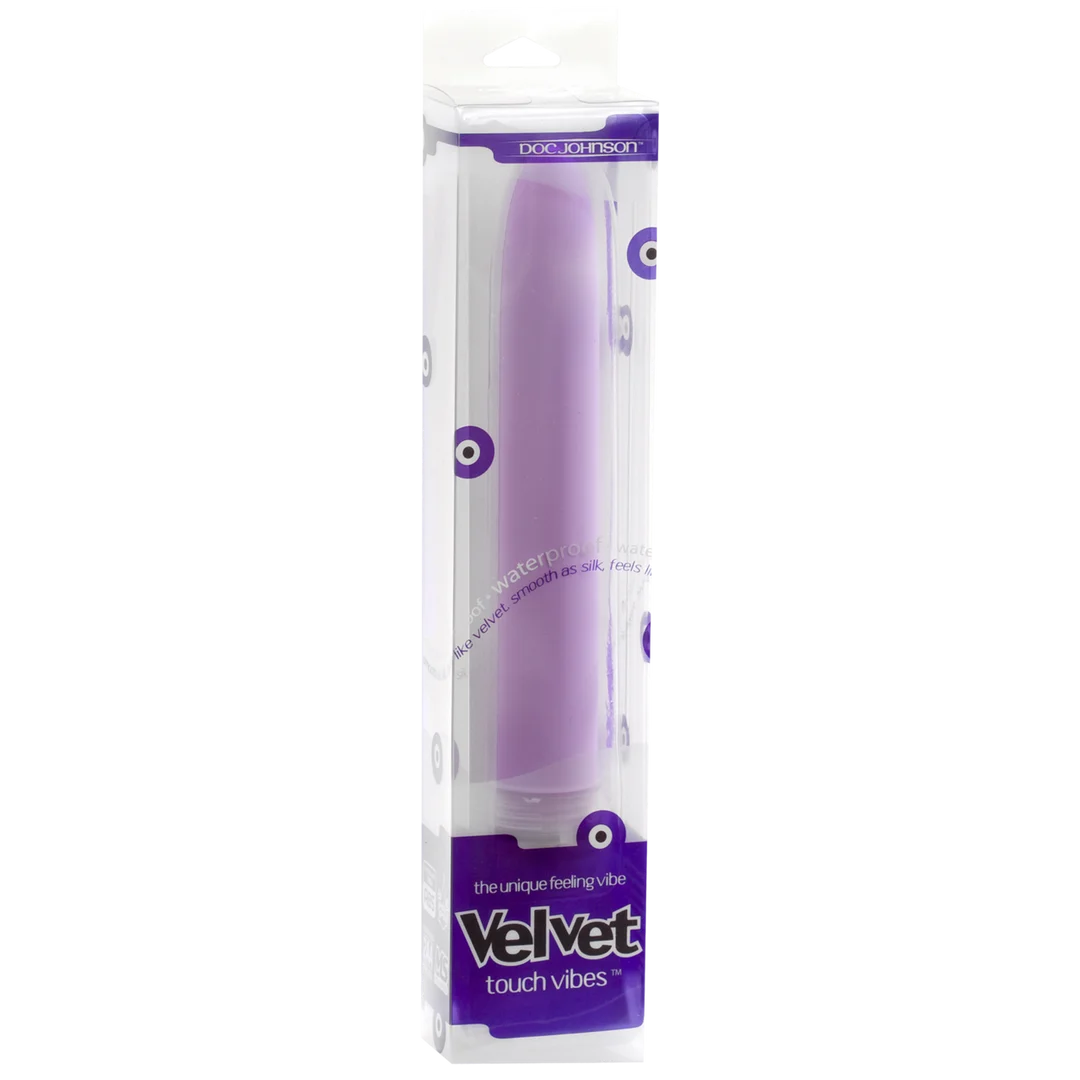 Doc Johnson Velvet Touch Vibe w kolorze lawendowym - obrazek 1