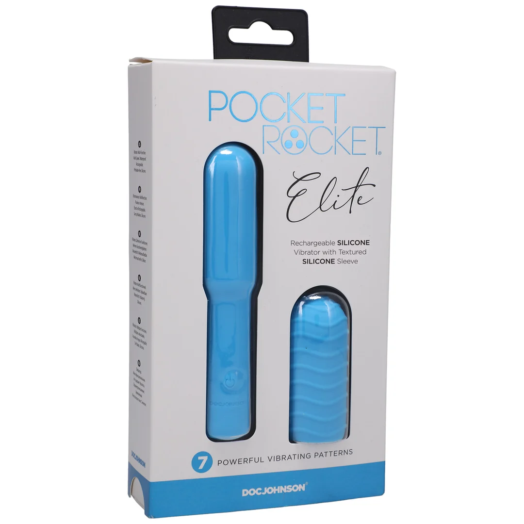 Mini wibrator Doc Johnson Pocket Rocket Elite - obrazek 1