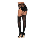 Body kabaretki z efektem pasa do pończoch – Dreamgirl