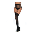 Body kabaretki z efektem pasa do pończoch – Dreamgirl - obrazek 2