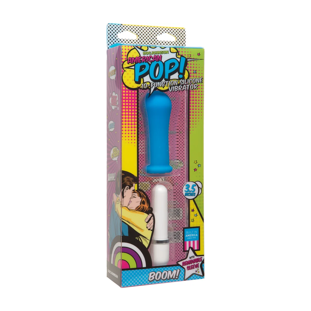 Wibrator, 10 trybów, wodoodporny – American Pop Boom (Doc Johnson) - obrazek 1