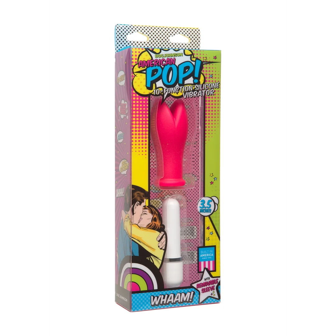 Mini wibrator, 10 trybów i wodoodporność, Doc Johnson American Pop Whaam! Doc Johnson - obrazek 1