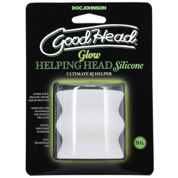 Glow Helping Head silikonowy masturbator