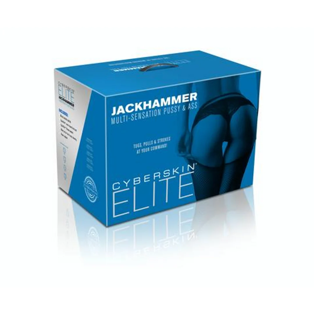 Automatyczny masturbator z funkcją podgrzewania – Elite Jackhammer - obrazek 2
