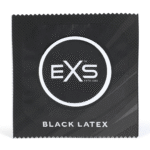 Czarne prezerwatywy lateksowe EXS Black, 100 sztuk