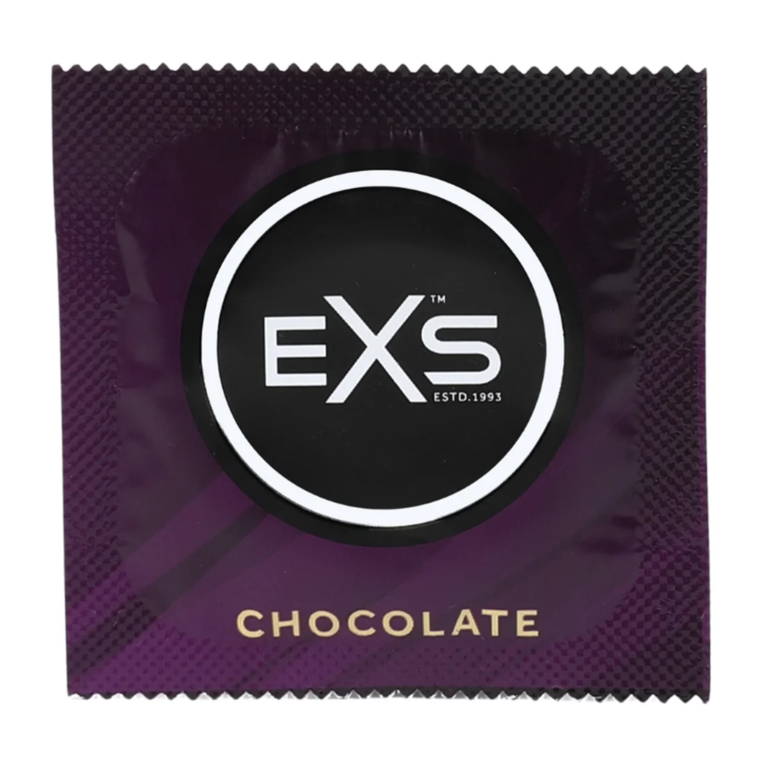 100EXSCHOC-5 Prezerwatywy EXS Hot Chocolate, 100 sztuk - obrazek 1