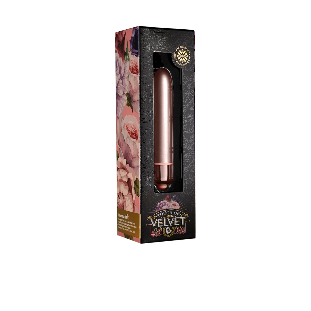 Wibrujący masażer typu bullet Rocks Off Touch of Velvet - obrazek 4