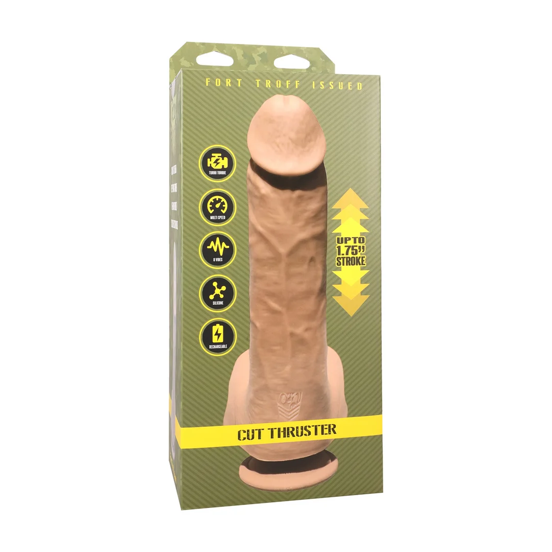 Doc Johnson Cut Thruster wibrator z funkcją ruchu posuwistego - obrazek 1
