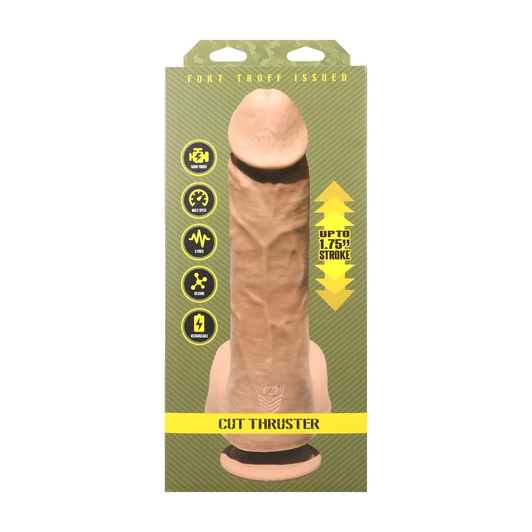 Doc Johnson Cut Thruster wibrator z funkcją ruchu posuwistego - obrazek 3