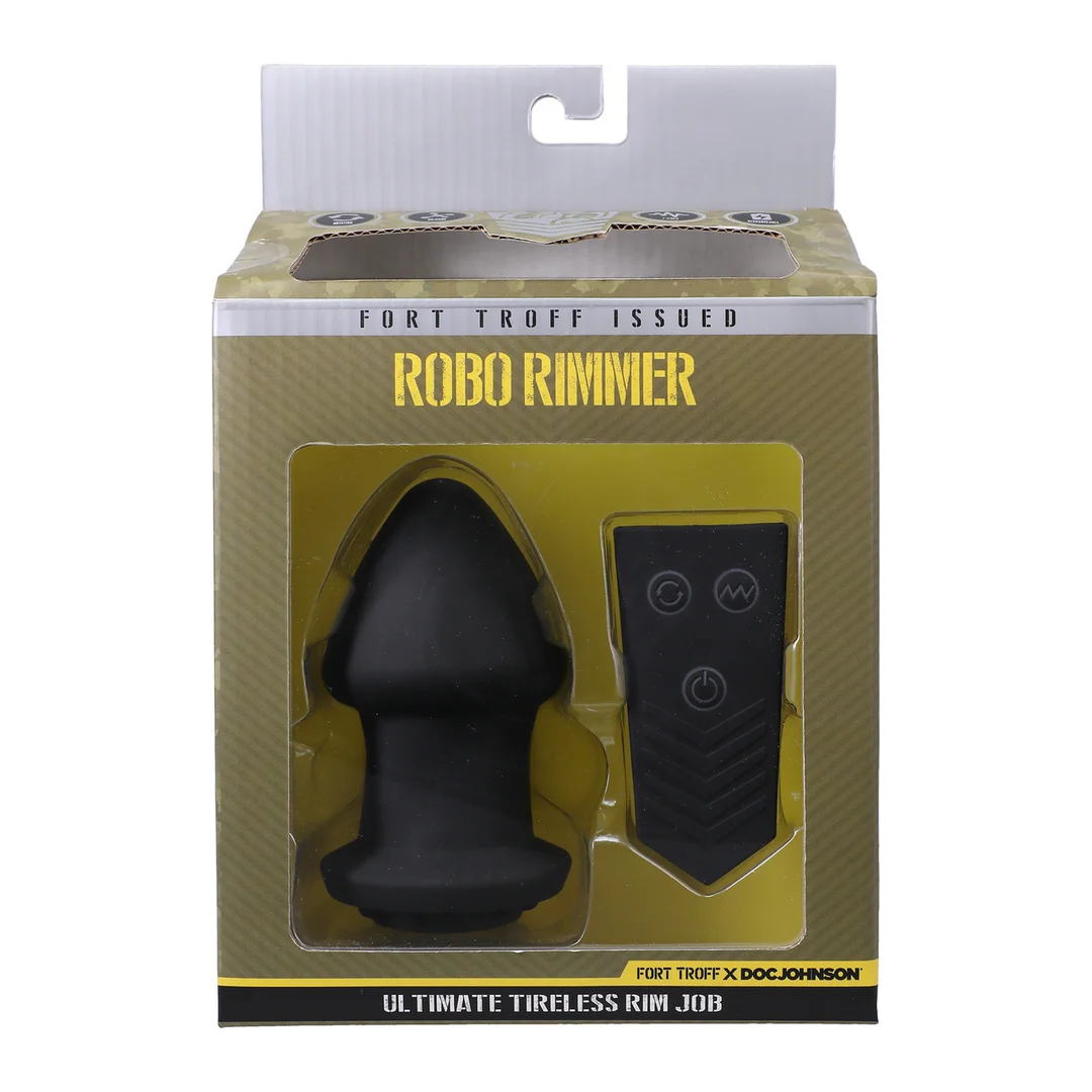 Wibrujący korek analny Robo Rimmer X - obrazek 1