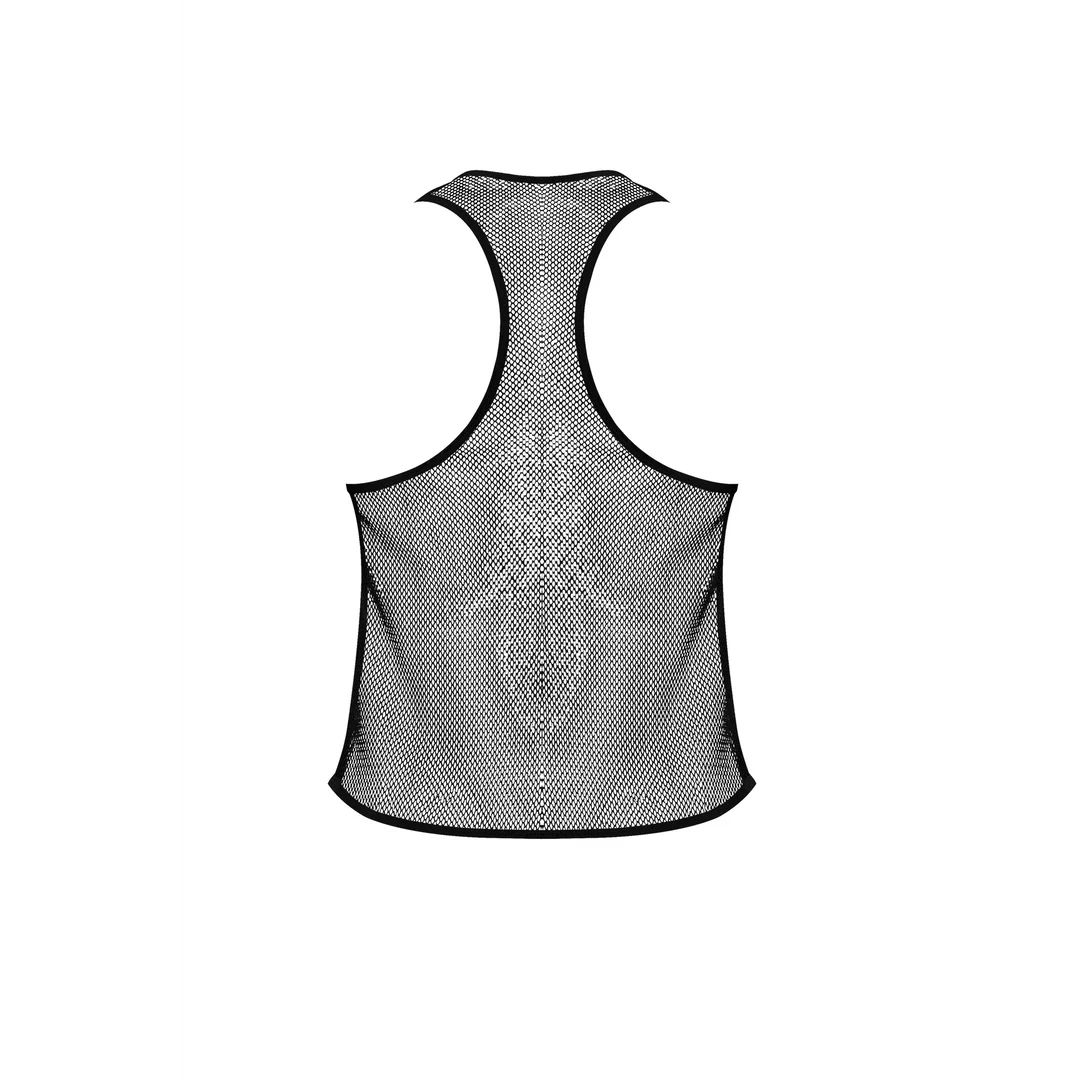 Czarny top na ramiączkach Male Power L/XL - obrazek 4