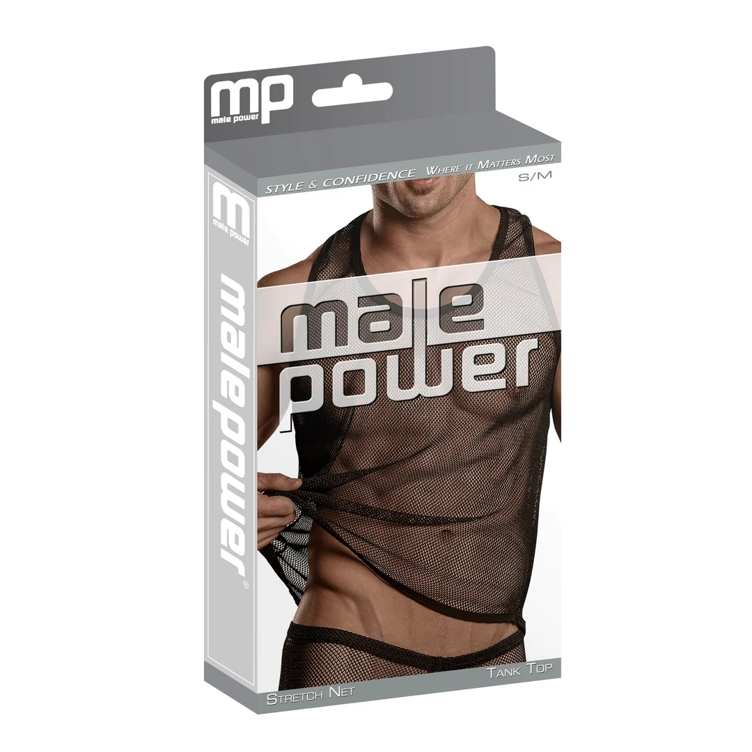 Male Power tanktop L/XL zwart