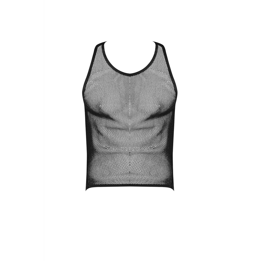 Czarny top na ramiączkach Male Power L/XL - obrazek 8