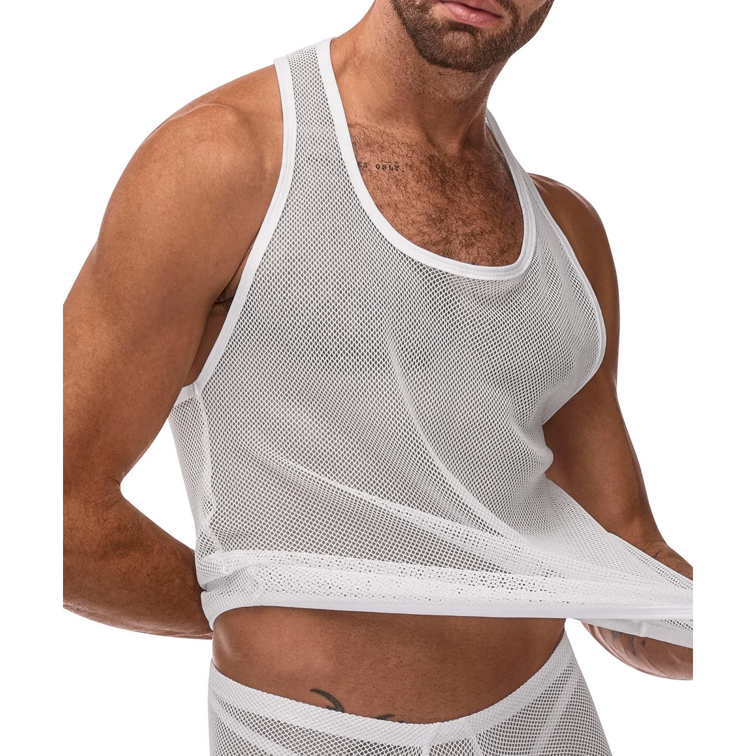 Czarny top na ramiączkach Male Power L/XL - obrazek 13