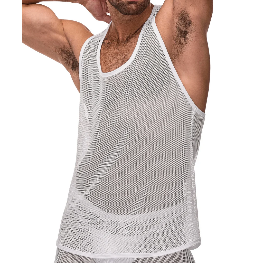 Czarny top na ramiączkach Male Power L/XL - obrazek 18