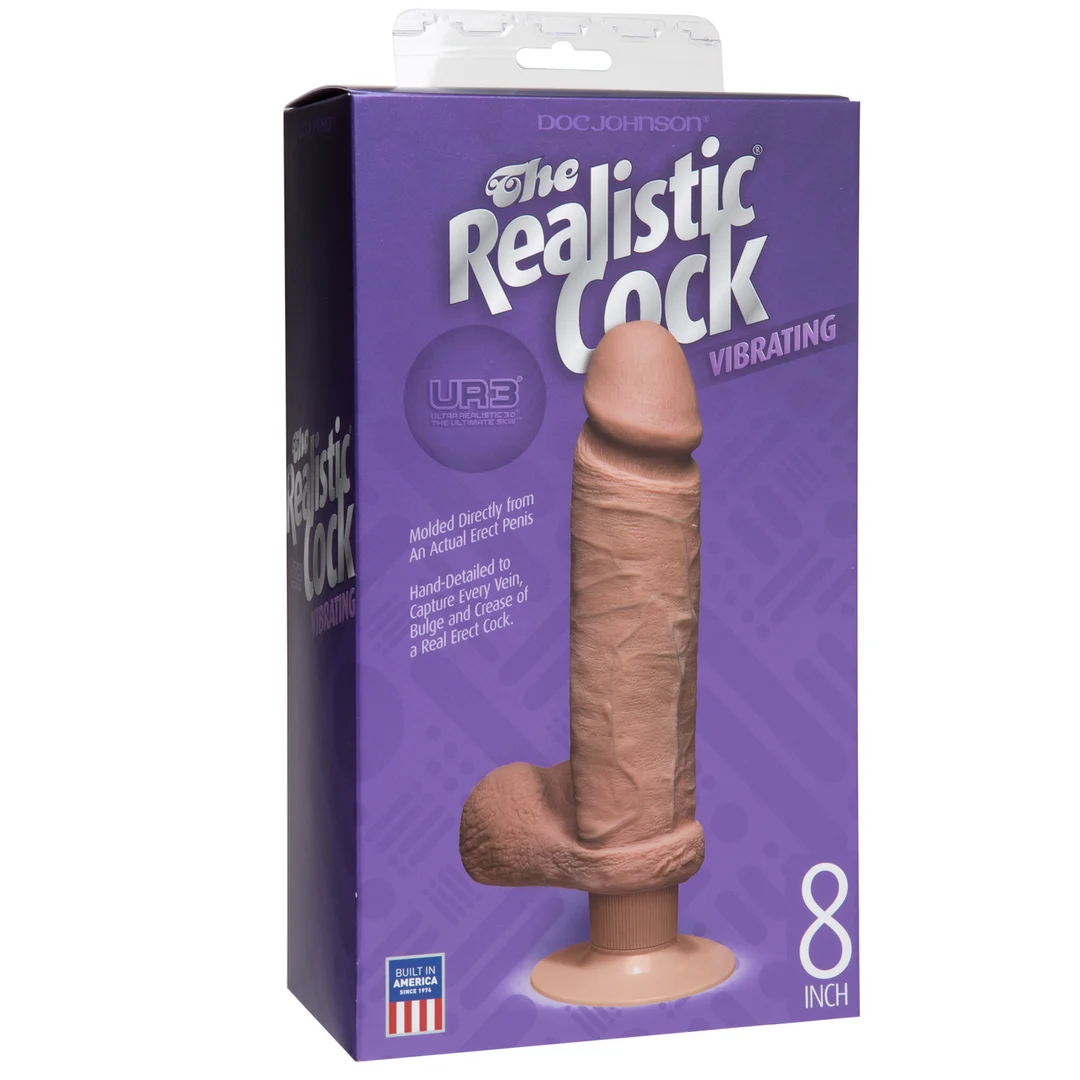 Realistyczny wibrator, UR3® o podwójnej gęstości i przyssawka, Doc Johnson - obrazek 2