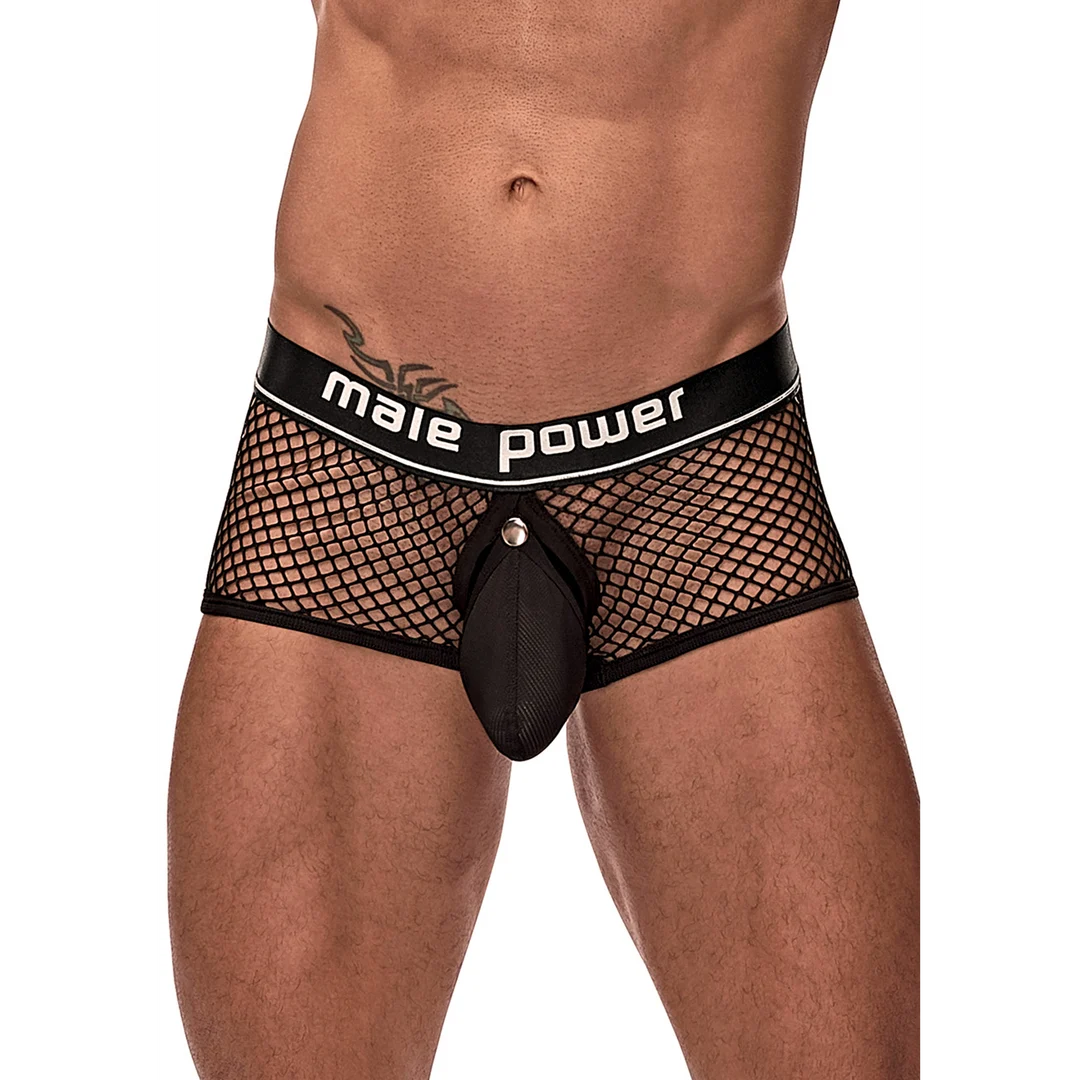 Jockstrap z odpinaną kieszenią, wyrazisty wygląd i seksowna bielizna – Male Power - obrazek 30