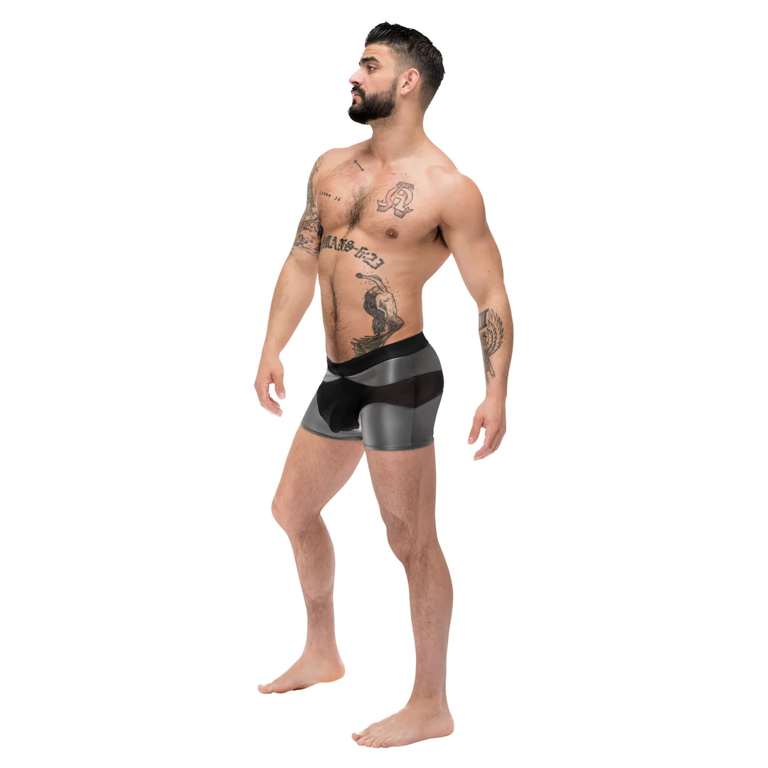 Szare bokserki Male Power Iron Clad - obrazek 10